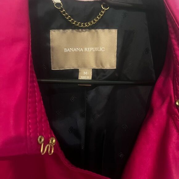 Banana Republic Vibrant Pink Jacket size large - Picture 2 of 12